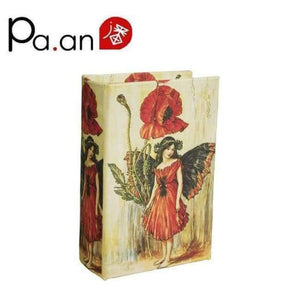 Planet Gates 14x9x4cm / B Small Wooden Book Boxes Pretty Girl Floral Printed Storage Box Jewelry Sundries Holder Home Organization 14x9x4.5cm