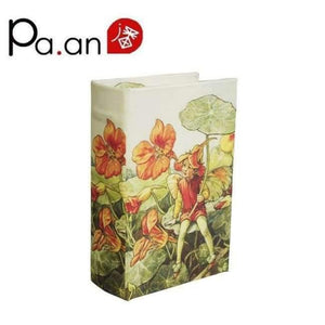 Planet Gates 14x9x4cm / C Small Wooden Book Boxes Pretty Girl Floral Printed Storage Box Jewelry Sundries Holder Home Organization 14x9x4.5cm