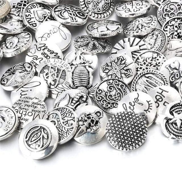 Planet Gates 15 10pcs/lot 18mm Snap Jewelry Mix Many Styles 18mm Metal Snap buttons Gold Rose Gold Buttons Rhinestone Snaps Jewelry