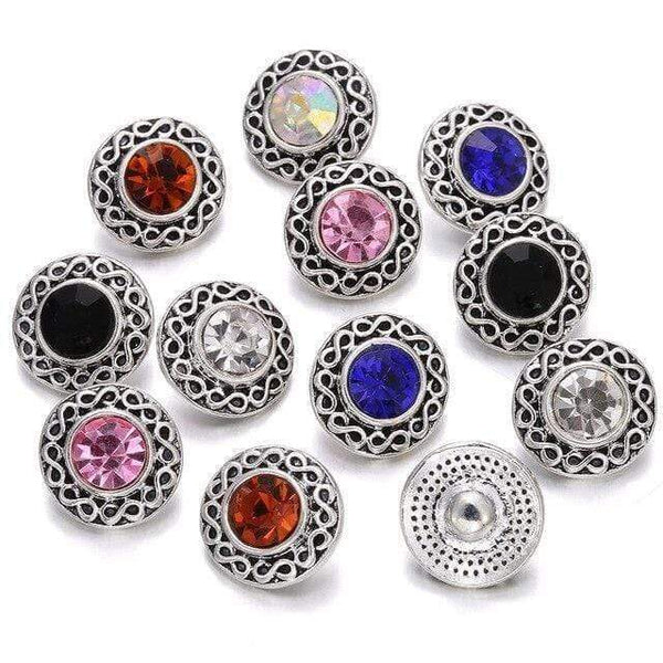 Planet Gates 15 10pcs/lot New Snap Jewelry Tree of Life 12mm Metal Snap Buttons Fit Snap Bracelet Bangles Necklaces