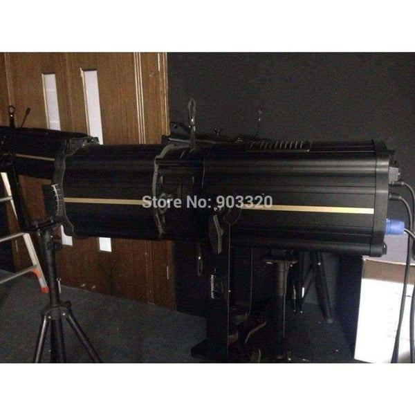 Planet Gates 15-28 Degree 200W COB White Long Zooming &Imaging LED Profile Spot With Dimmer&Strobe TV Studio Light Ellipsoidal Light 110-240V