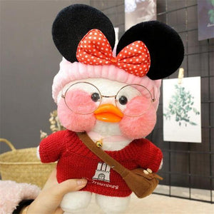 30cm Cartoon Cute LaLafanfan Cafe Duck Plush Toys Stuffed Soft Lovely Dolls Animal Pillow For Kids Children Girls Birthday Gifts