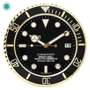 Luxury Design Wall Clock Metal Watch Clock Relogio De Parede  Logos Best Gift