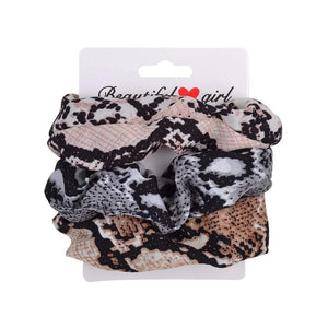 3Pcs/set Women Vintage Hair Scrunchies Velvet Scrunchie Set Elastic Hair Bands Girls Headband Ponytail Hair Rope Hair Accessorie