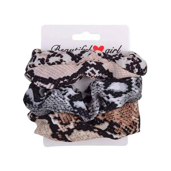 3Pcs/set Women Vintage Hair Scrunchies Velvet Scrunchie Set Elastic Hair Bands Girls Headband Ponytail Hair Rope Hair Accessorie