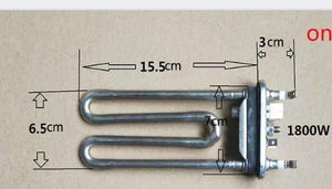 Temperature Control Water Heating Tube Electric Water Heater Parts Washing Machine Heating Element With Sensor Stainless Stell