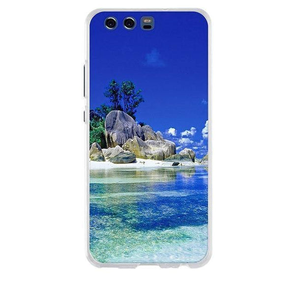 Planet Gates 15 Huawei P10 Case Cover 3D Soft TPU for huawei P10 P 10 Cover Case Silicone Mobile Phone Bags For huawei P10 5.1" Phone Case