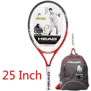Planet Gates 15 Junior Carbon Fiber Tennis Racquet for Kids Youth Childrens Training Rackets With bag cover 21/23/25 Inch Raquete De Tenis