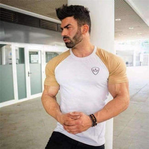 Planet Gates 15 / M Cotton Short sleeve t shirt Fitness bodybuilding shirts Crossfitsmale Brand tee tops Fashion gyms t-shirt mens costume