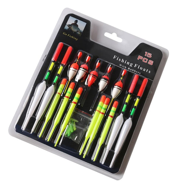 Planet Gates 15 Pieces / Set of Various Vertical Buoys Marine Fishing Buoys Fishing Aquarium Fish Fishing Float