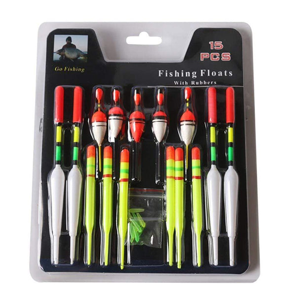 Planet Gates 15 Pieces / Set of Various Vertical Buoys Marine Fishing Buoys Fishing Aquarium Fish Fishing Float