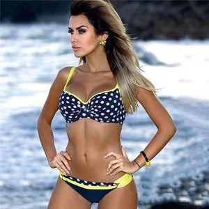 Planet Gates 15 / S Bikini Push Up Women Swimsuit Print Top biquini Brazilian bikinis Set Swim Bathing Suit Girl Beachwear Female Swimwear