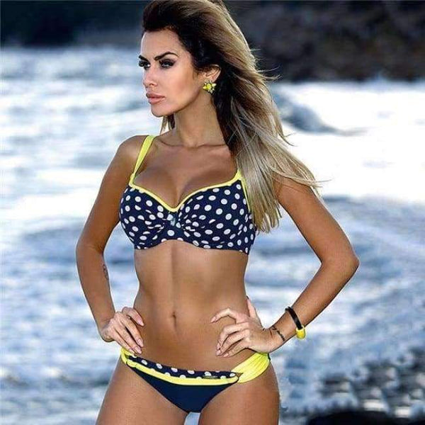 Planet Gates 15 / S Bikini Push Up Women Swimsuit Print Top biquini Brazilian bikinis Set Swim Bathing Suit Girl Beachwear Female Swimwear