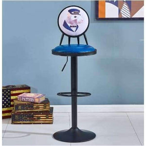 Planet Gates 15 Vintage chairs. American bar stools. Use a high - foot dining chair.