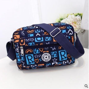 Planet Gates 15 Women Fashion Solid Color Zipper Waterproof Nylon Shoulder Bag Female Crossbody Bag Ladies Bolsa Feminina Waterproof Travel Bag