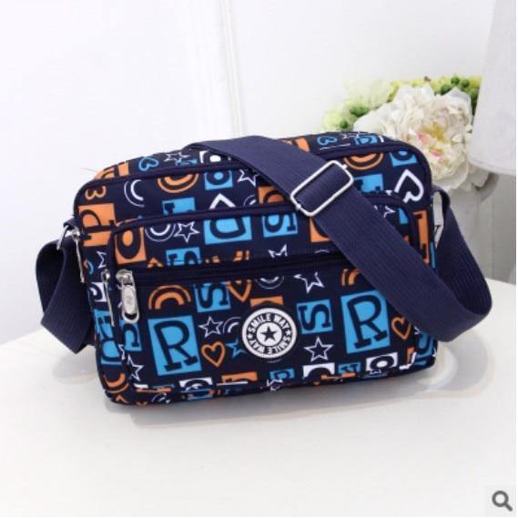 Planet Gates 15 Women Fashion Solid Color Zipper Waterproof Nylon Shoulder Bag Female Crossbody Bag Ladies Bolsa Feminina Waterproof Travel Bag