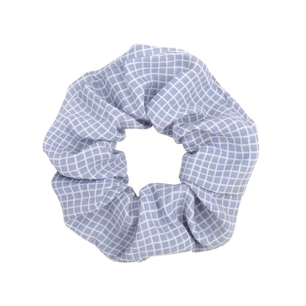 Women Vintage Hair Scrunchie Dot Plaid Hair Rope Girls Elastic Hair Band Ponytail Holder Striped Rubber Band Hair Accessories