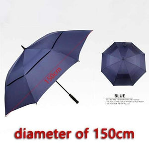 Planet Gates 150 blue Windproof / Germany Golf umbrella men strong windproof Semi automatic long umbrella large man and women's Business umbrellas mens Custom logo
