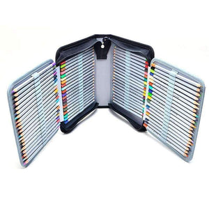 Planet Gates 150 Holes Multi-function Portable Pen Bag Writing Supplies Storage Box Large Capacity Sketch Drawing Pencil Case Stationery