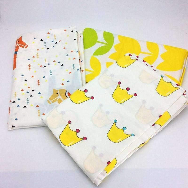 Planet Gates 150 x 75cm 100% cotton newborn Baby bed sheets Zebra crown Cartoon printing crib sheet baby bedding set