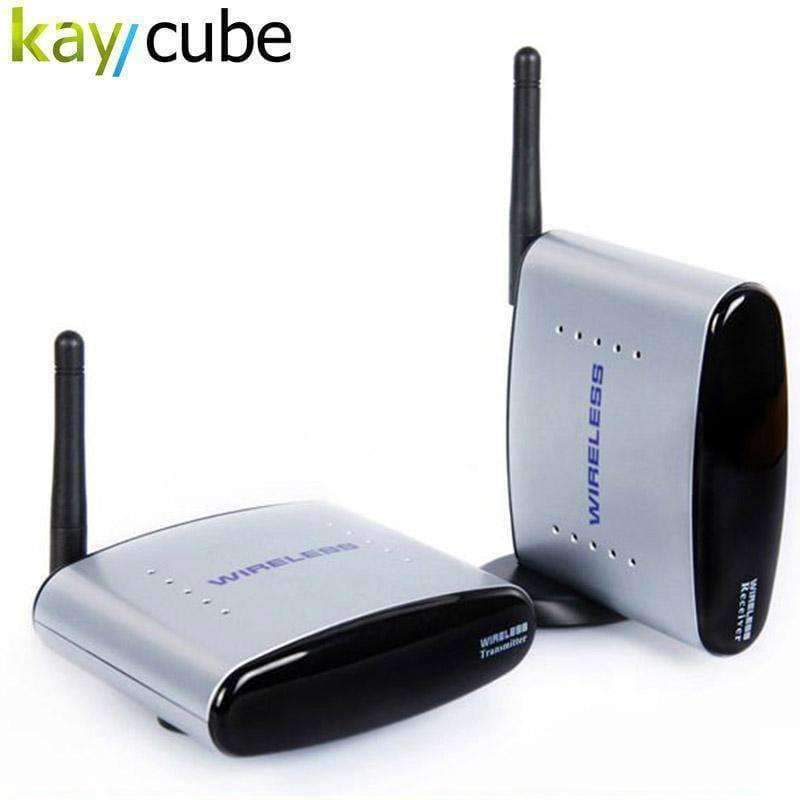 Planet Gates 150M PAT-330 2.4G Wireless AV Audio and Video Sender Transmitter and Receiver System for DVD / DVR / IPTV / CCTV Camera / TV