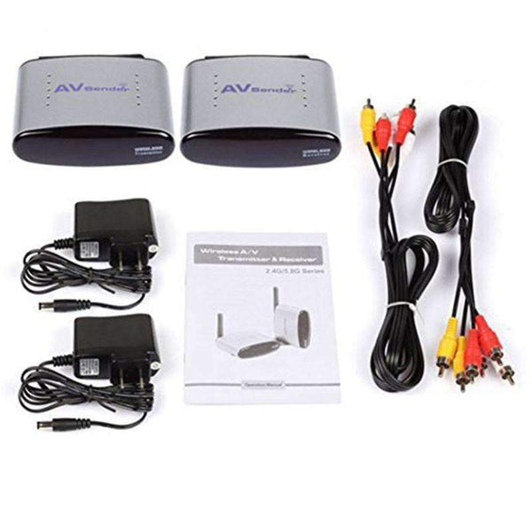 Planet Gates 150M PAT-330 2.4G Wireless AV Audio and Video Sender Transmitter and Receiver System for DVD / DVR / IPTV / CCTV Camera / TV
