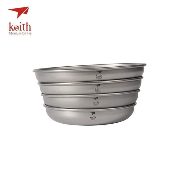 Planet Gates 150ml Camping Titanium Dishes 150ml-450ml Saucer Outdoor Tableware Camping Plates Cutlery Ti5362/Ti5368