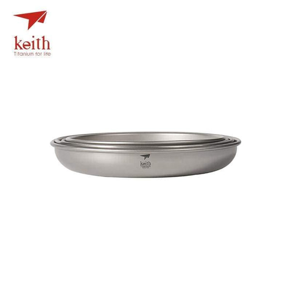 Planet Gates 150ml Camping Titanium Dishes 150ml-450ml Saucer Outdoor Tableware Camping Plates Cutlery Ti5362/Ti5368