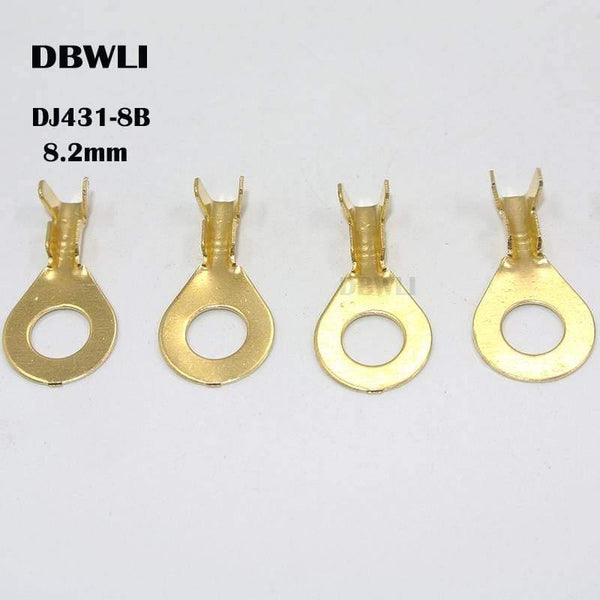 Planet Gates 150PCS Ring Lugs Ring Eyes Copper Crimp Cable Connector M3/M4/M5/M6/M8/M10 Assortment Kit for electrical wire auto/car