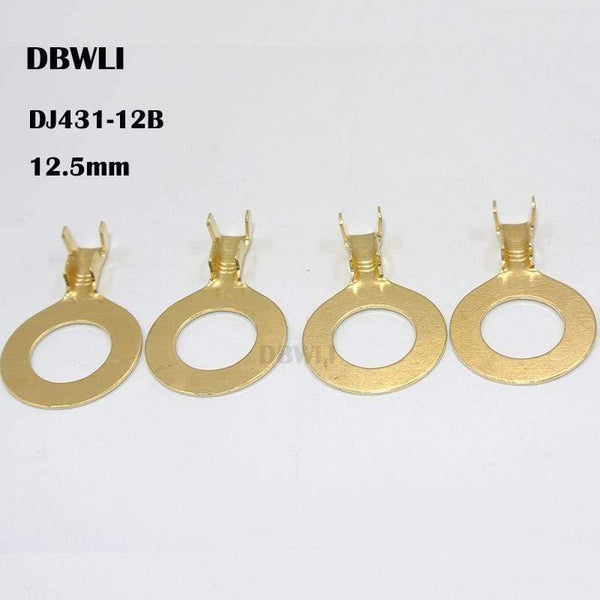 Planet Gates 150PCS Ring Lugs Ring Eyes Copper Crimp Cable Connector M3/M4/M5/M6/M8/M10 Assortment Kit for electrical wire auto/car