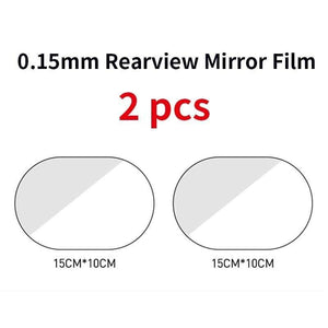 Baseus 2Pcs 0.15mm Car Rearview Mirror Protective Films Anti Fog Window Foils Waterproof Rainproof Protective Car Sticker