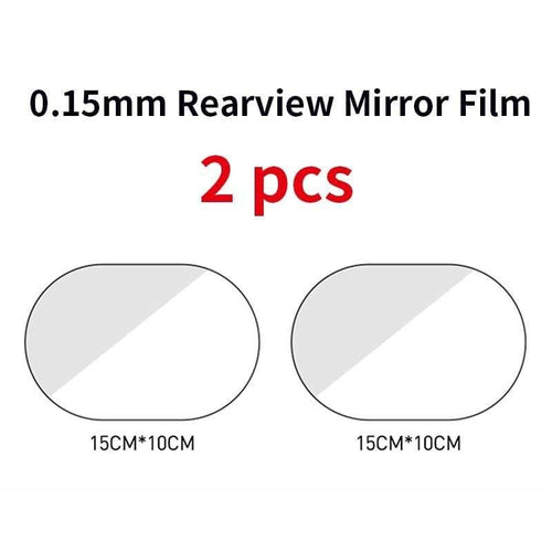 Baseus 2Pcs 0.15mm Car Rearview Mirror Protective Films Anti Fog Window Foils Waterproof Rainproof Protective Car Sticker