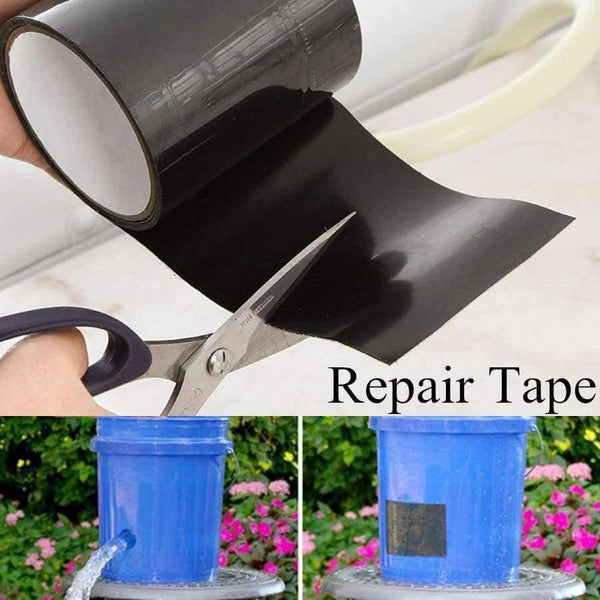 Planet Gates 150x10cm 3M Universal Super Strong Waterproof Black Silicone Repair Tape Performance Self Fiber Fix Tape Fiberfix Adhesive Tape