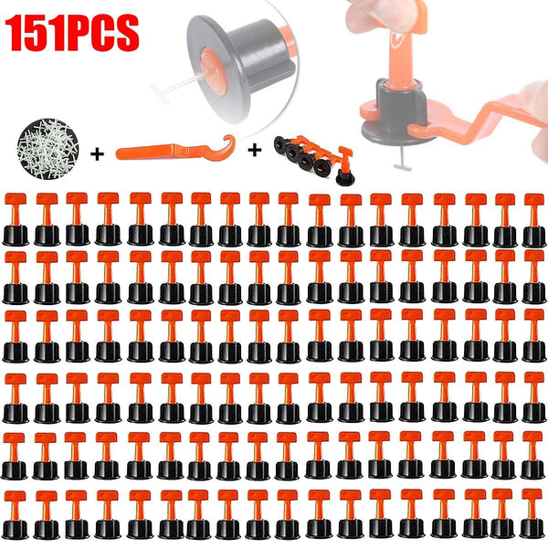 Planet Gates 151Pcs Level Wedges Tile Spacers For Flooring Wall Tile Spacer Carrelage Tile Leveling System Leveler Locator Spacers Plier