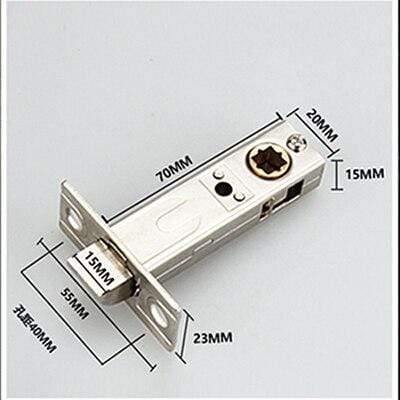 Planet Gates 15380306 Silver Lock Core Stainless Steel Recessed Invisible Cup Door Handle Privacy Hidden Door Locks Cabinet Pulls Fire Proof Disk Ring Handle