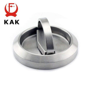 Planet Gates 15380306 Stainless Steel Recessed Invisible Cup Door Handle Privacy Hidden Door Locks Cabinet Pulls Fire Proof Disk Ring Handle