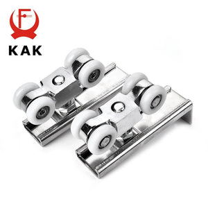 Planet Gates 15380308 Aluminum Alloy Sliding Door Rollers 50KG Bedroom Wood Door Hanging Wheels Meeting Room Wardrobe Door Roller Furniture Wheels