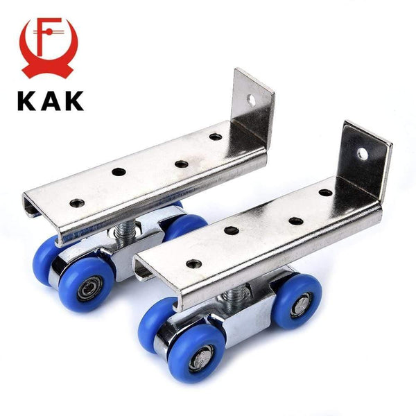 Planet Gates 15380308 Aluminum Alloy Sliding Door Rollers 50KG Bedroom Wood Door Hanging Wheels Meeting Room Wardrobe Door Roller Furniture Wheels
