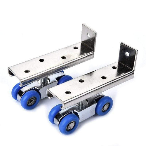 Planet Gates 15380308 blue roller Aluminum Alloy Sliding Door Rollers 50KG Bedroom Wood Door Hanging Wheels Meeting Room Wardrobe Door Roller Furniture Wheels