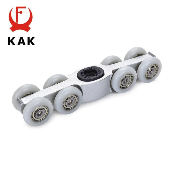 Planet Gates 15380308 Stainless Steel Glass Hanging Wheels 100KG Glass Sliding Door Rollers Bedroom Meeting Room Wardrobe Door Roller Wheels