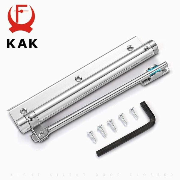 Planet Gates 15380311 50KG Adjustable Door Closer Aluminum Alloy Automatic Door Spring Closer Soft Close Fire-proof Door Heavy Duty Door Hardware