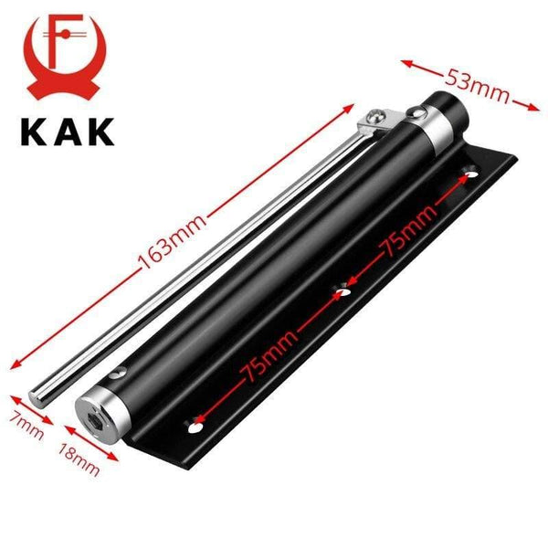 Planet Gates 15380311 50KG Adjustable Door Closer Aluminum Alloy Automatic Door Spring Closer Soft Close Fire-proof Door Heavy Duty Door Hardware