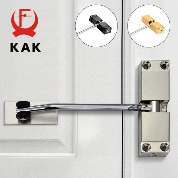 Planet Gates 15380311 Stainless Steel Automatic Spring Door Closer Door Closing Device Can Adjust The Door Closing Device Furniture Door Hardware