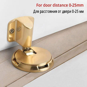 Planet Gates 15380313 161 gold Mechanical Doorstop Nail-free Sticker Zinc Alloy Door Stopper Heavy Duty Door Holder Non-Punch Stop Door Hardware