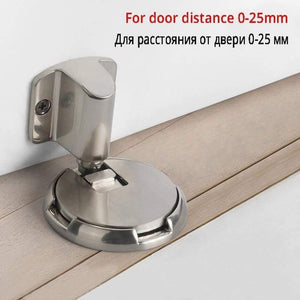 Planet Gates 15380313 161 silver Mechanical  Door Stop Nail Free Door Stopper Door Holders Catch Floor Stop Door Nail Free Doorstop Furniture Door Hardware