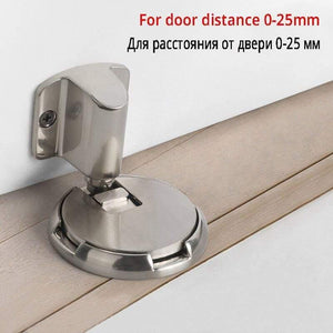 Planet Gates 15380313 161 silver Mechanical Doorstop Nail-free Sticker Zinc Alloy Door Stopper Heavy Duty Door Holder Non-Punch Stop Door Hardware