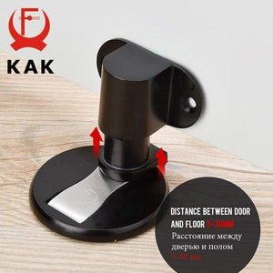 Planet Gates 15380313 Adjustable Door Holder Stainless Steel Magnetic Door Stopper Non-punch Sticker Water-proof Door Stop Furniture Door Hardware