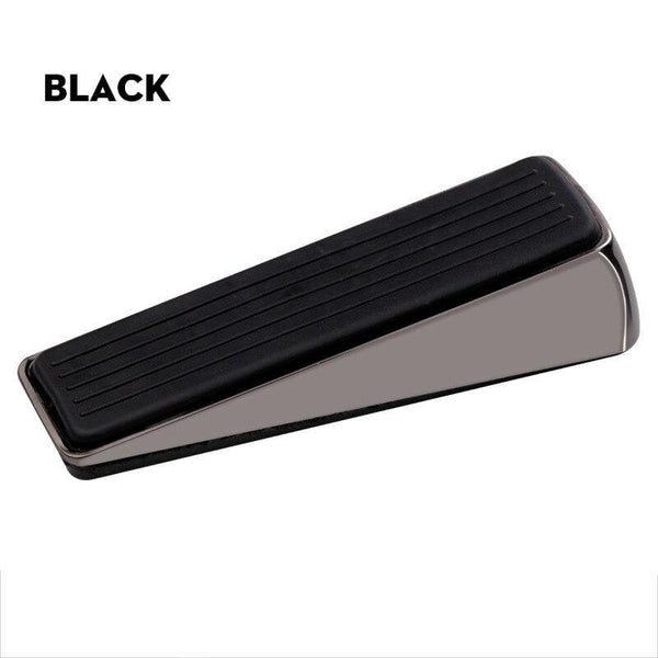 Planet Gates 15380313 Black Nail-free Zinc Alloy Door Wedge Stop Door Stopper Rubber Hidden Door Holders Bronze Gold Black Bright Chrome Door Hardware