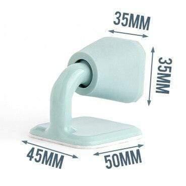 Planet Gates 15380313 Blue Silicone Rubber Door Stop Non Punch Door Holder Nordic Style Mute Noiseless Door Stopper Buffer Damper Stop Door Hardware