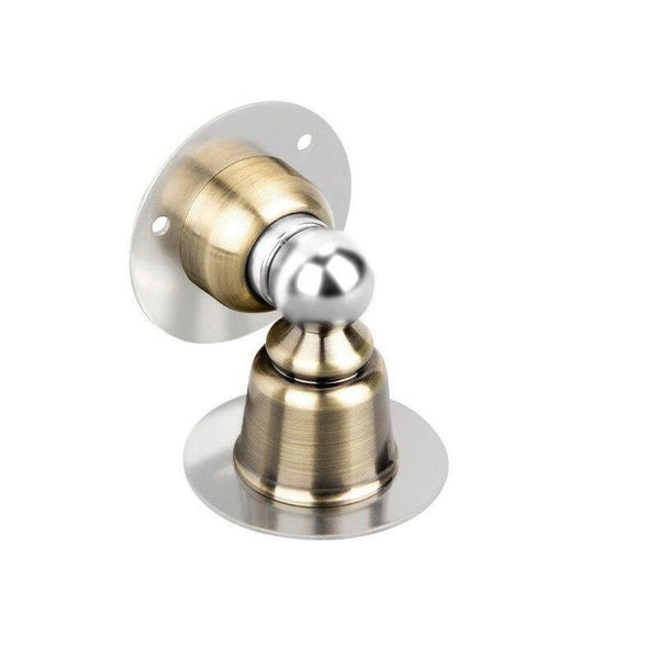 Planet Gates 15380313 green bronze Stainless Steel Magnetic Door Stopper Sticker Toilet Glass Hidden Door Holders Catch Floor Nail-free Doorstop Door Hardware